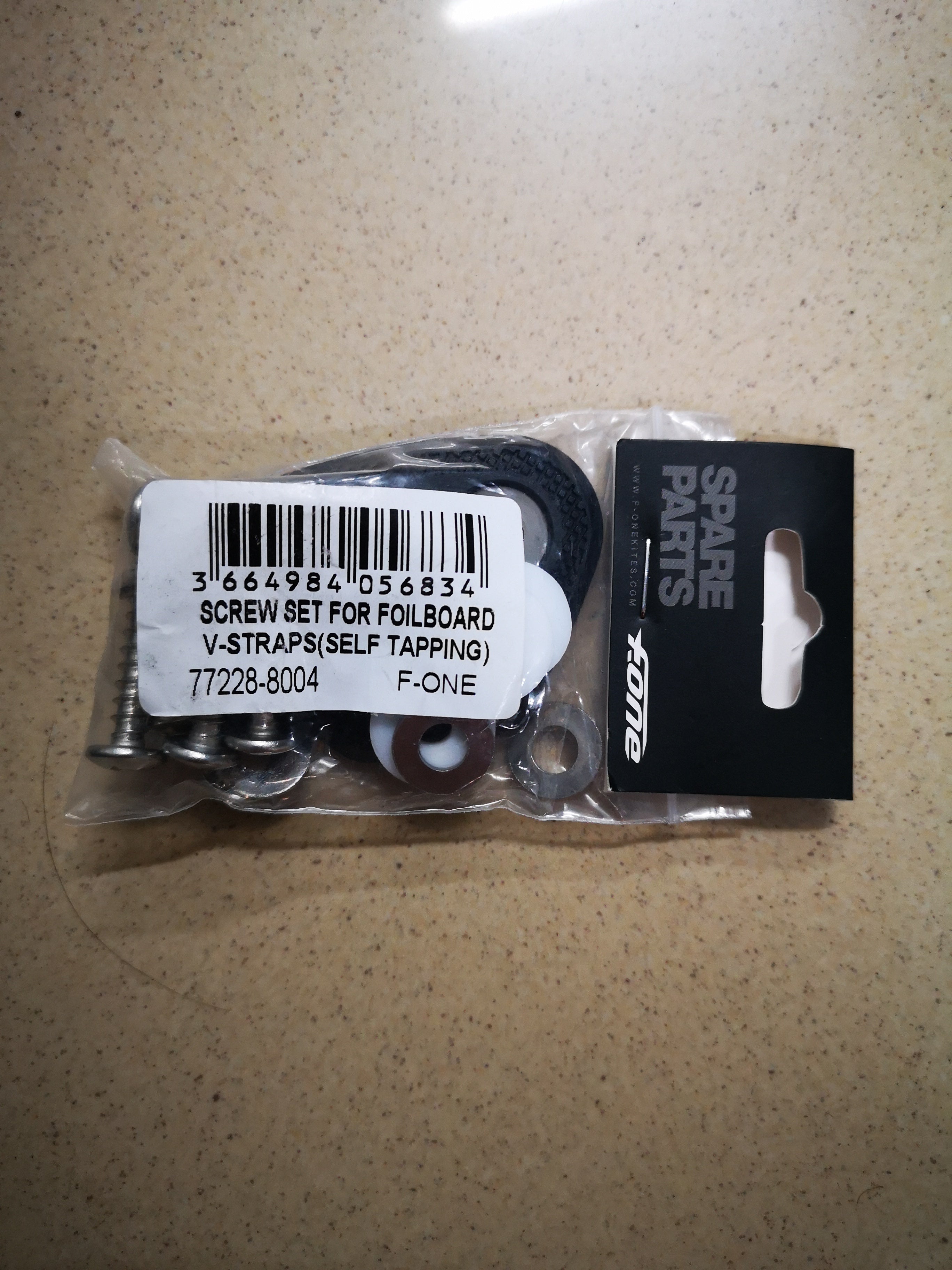 F.one Foil board screws set & washers slim tech x6