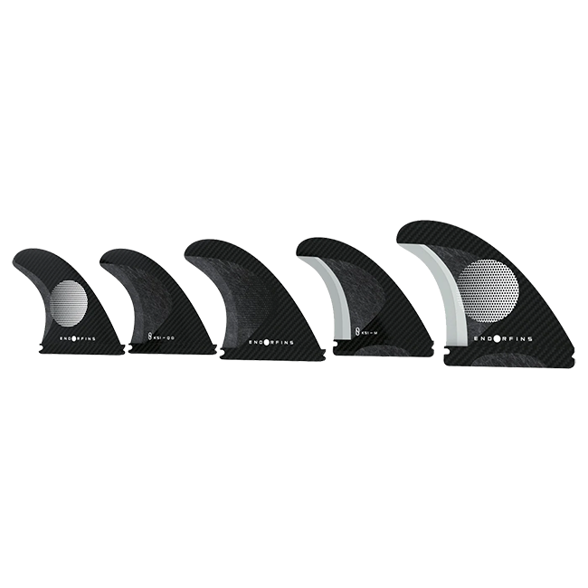 ENDORFINS KS1 5 FIN SET MEDIUM FCS B/W