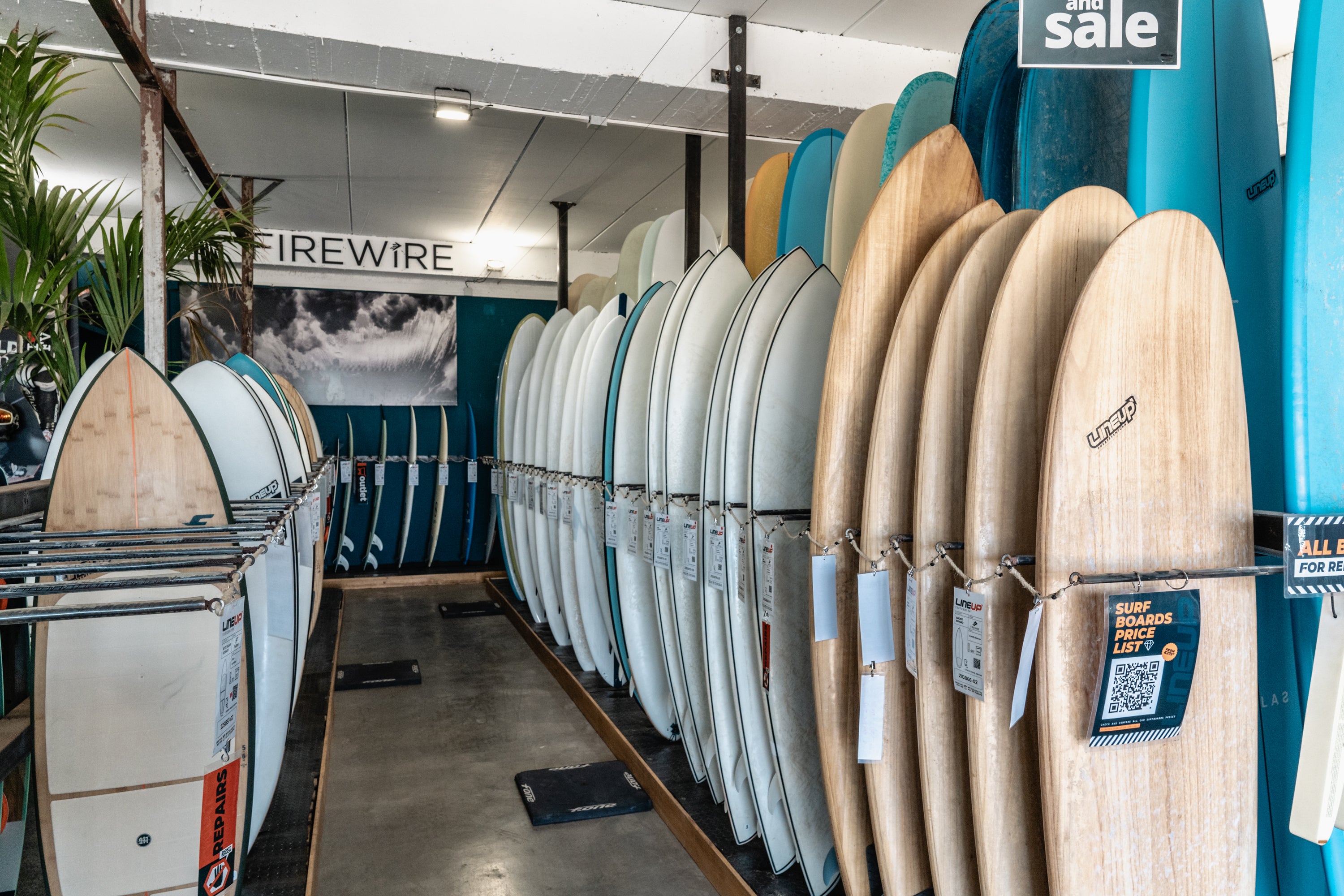 Surfing store equipment store